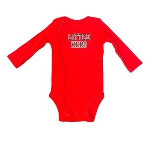 3/$25 Carter’s Little Hero Long Sleeve Onesie NWOT